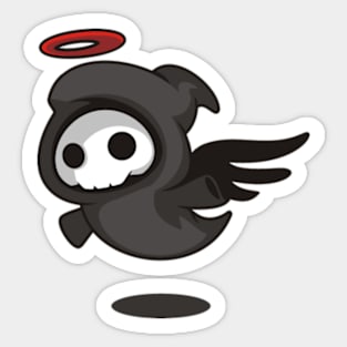 Cute Cartoon Angel of Death Sticker